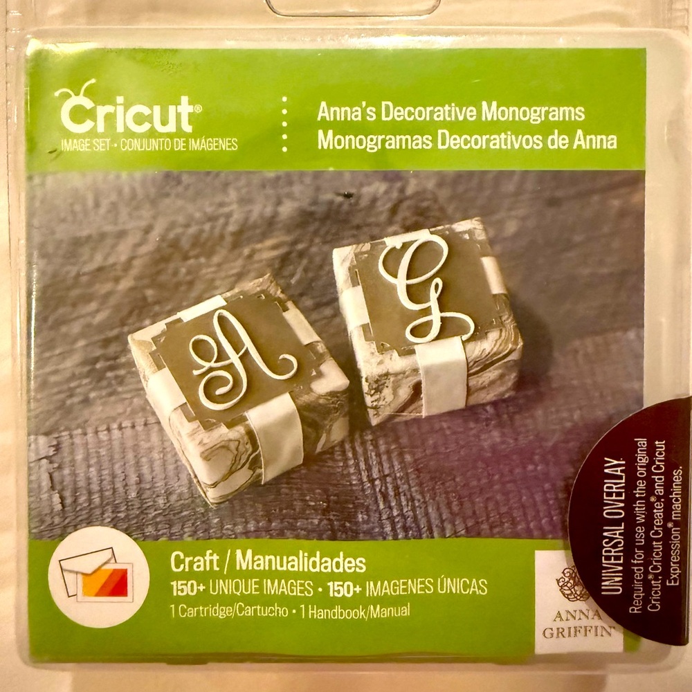 CRICUT Anna’s Decorative Monograms Cartridge -rafting DIY